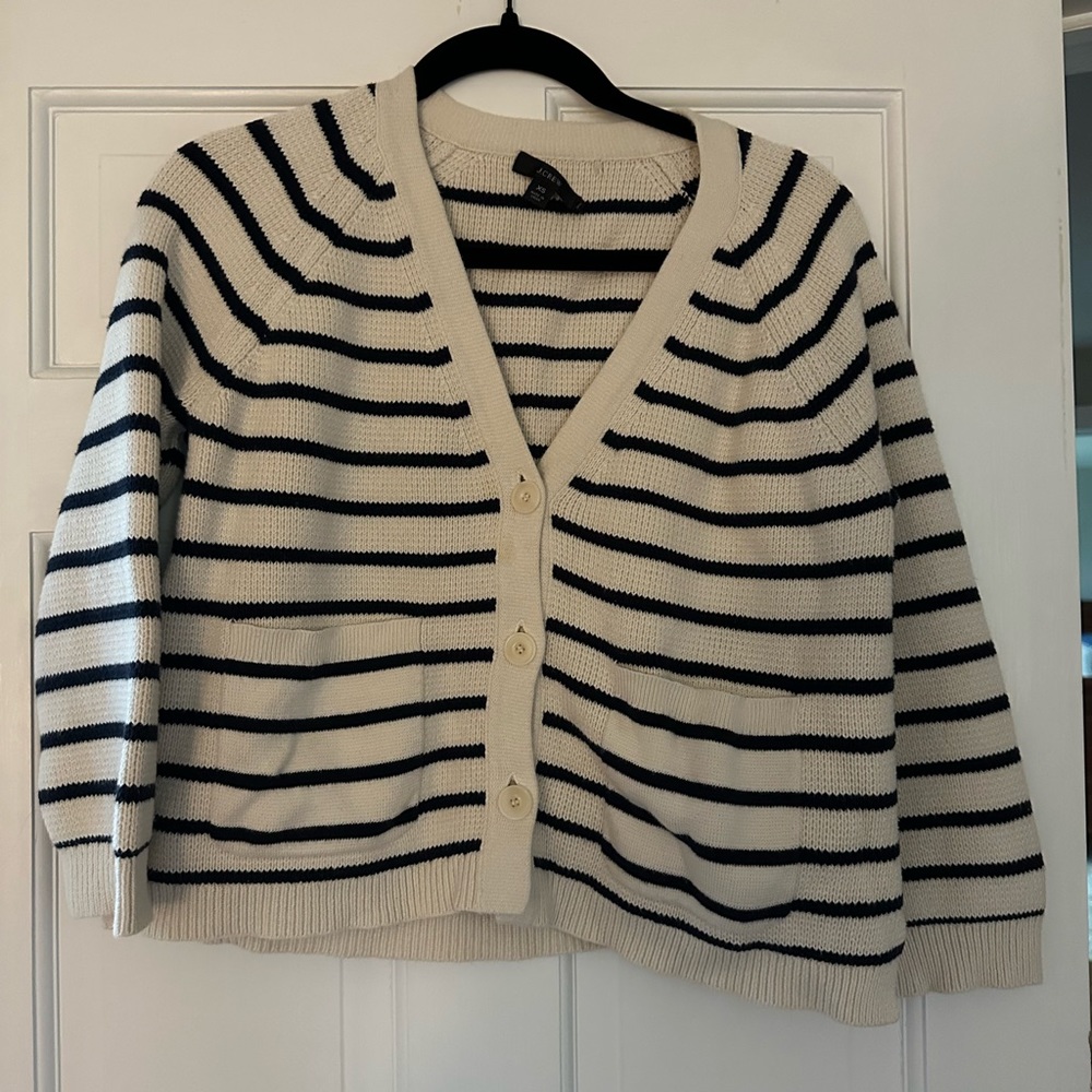 J Crew striped sweater
